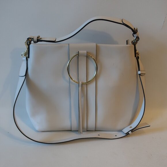 Womens Gianni Chiarini Firenze White Leather Hobo Shoulder Handbag * - Picture 2 of 16